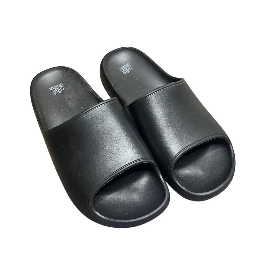 WILD FABLE Robbie Slide Sandals Black 7 - Picture 2 of 5